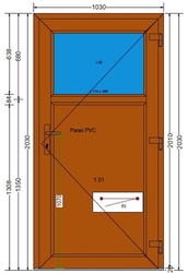 AT-05-DD-Plastové vchodové dveře 103x203cm-DEKOR-DEKOR