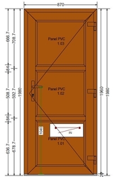 AT-18-DD-Plastové vchodové dveře 97x203cm-DEKOR-DEKOR